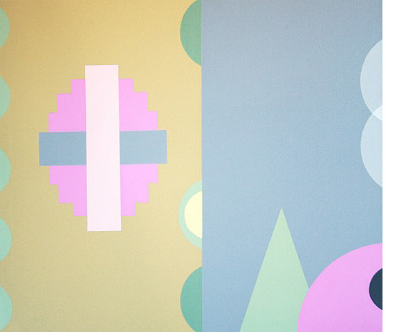 Retrobulbar 71x81cm Acrylic on canvas