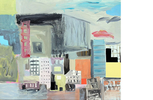 Michael Calver PRECINCT 2014 20x24 ins Acrylic on canvas