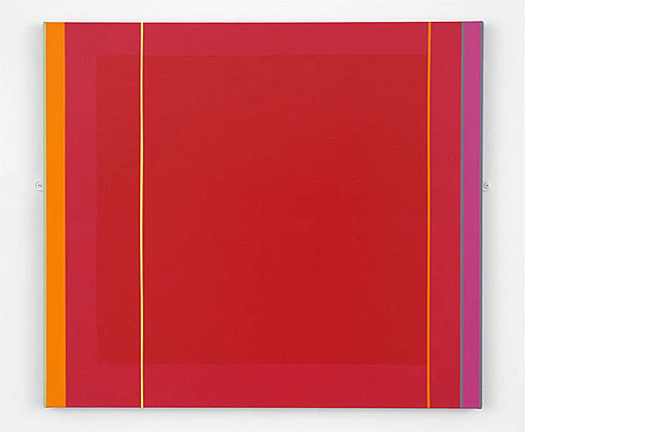 TOO RED TO DIE 71x81cms 2006 Acrylic on canvas